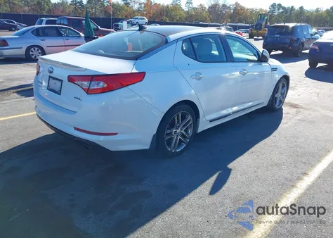 2013 Kia Optima Sx z USA, uszkodzony, nr VIN 5XXGR4A66DG208323